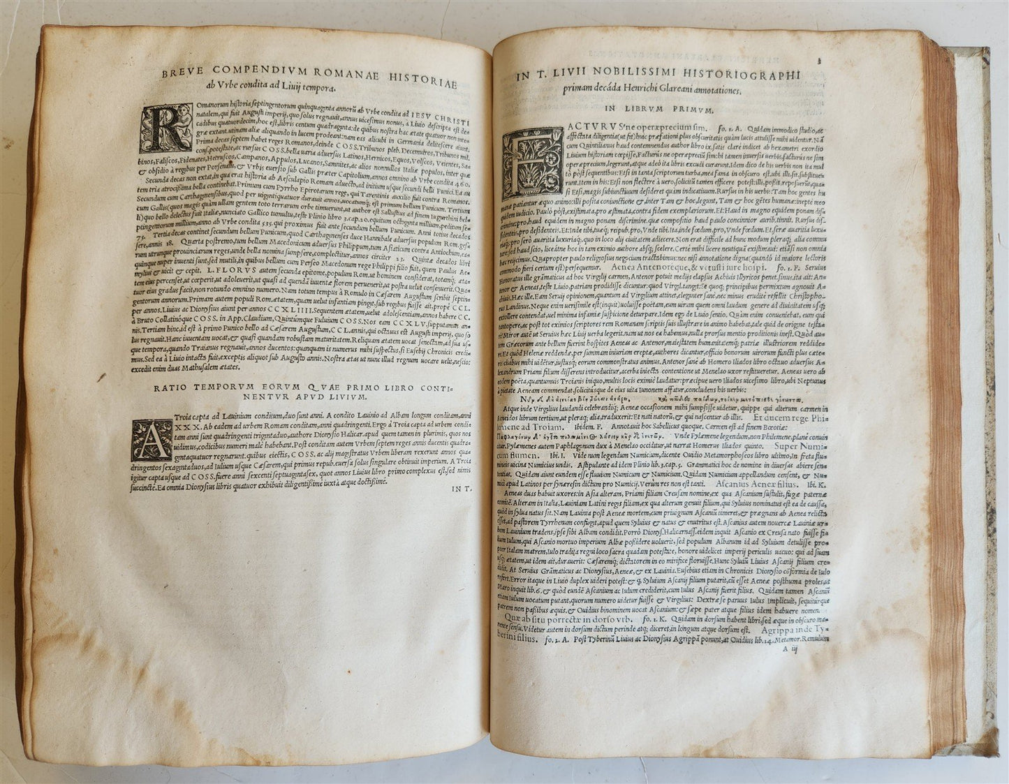 1542 ROMAN HISTORY by TITUS LIVIUS antique 16th CENTURY FOLIO