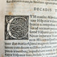 1542 ROMAN HISTORY by TITUS LIVIUS antique 16th CENTURY FOLIO