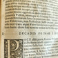 1542 ROMAN HISTORY by TITUS LIVIUS antique 16th CENTURY FOLIO