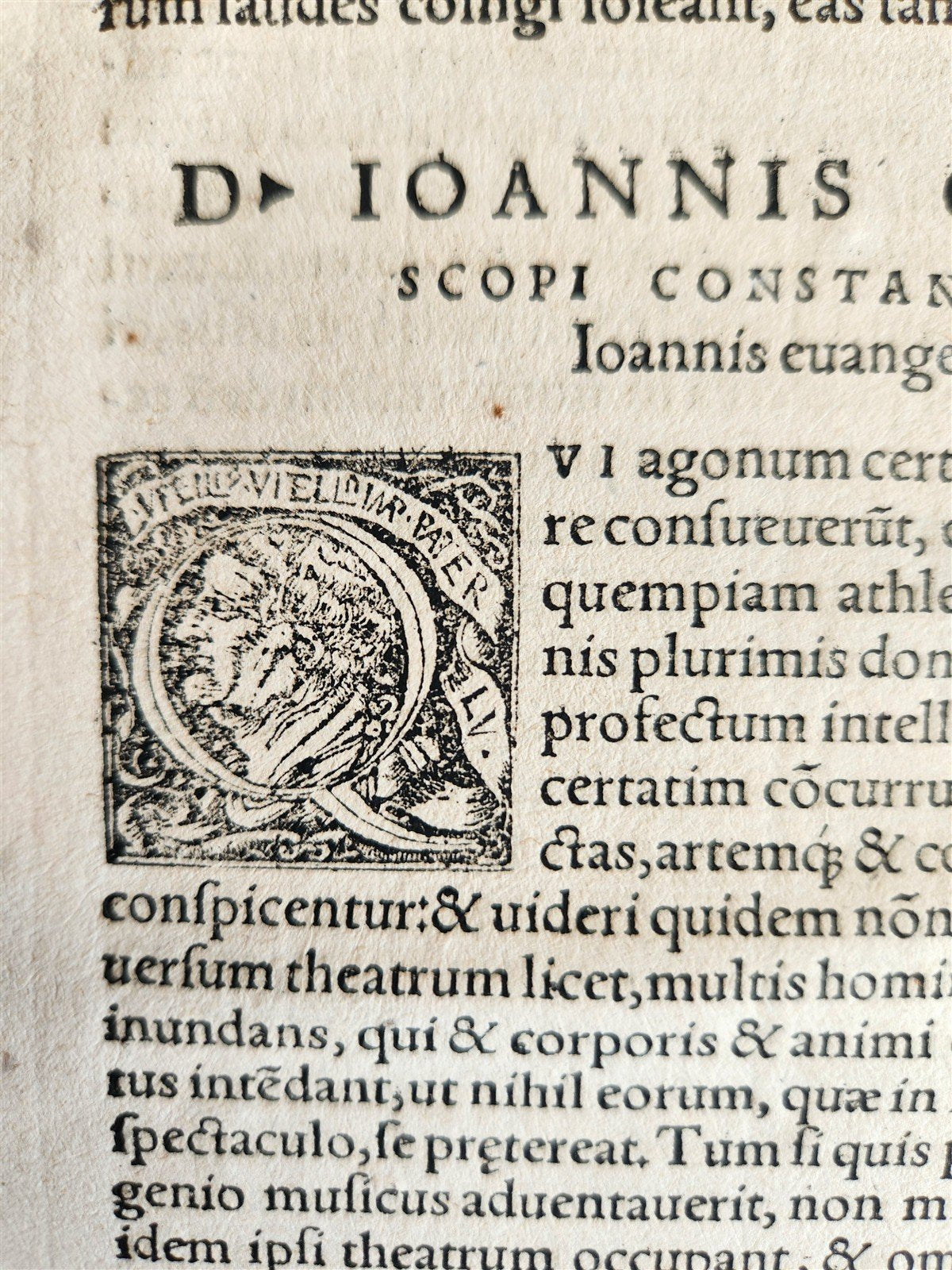 1547 Joannes CHRYSOSTOMUS OPERA antique 16th CENTURY FOLIO
