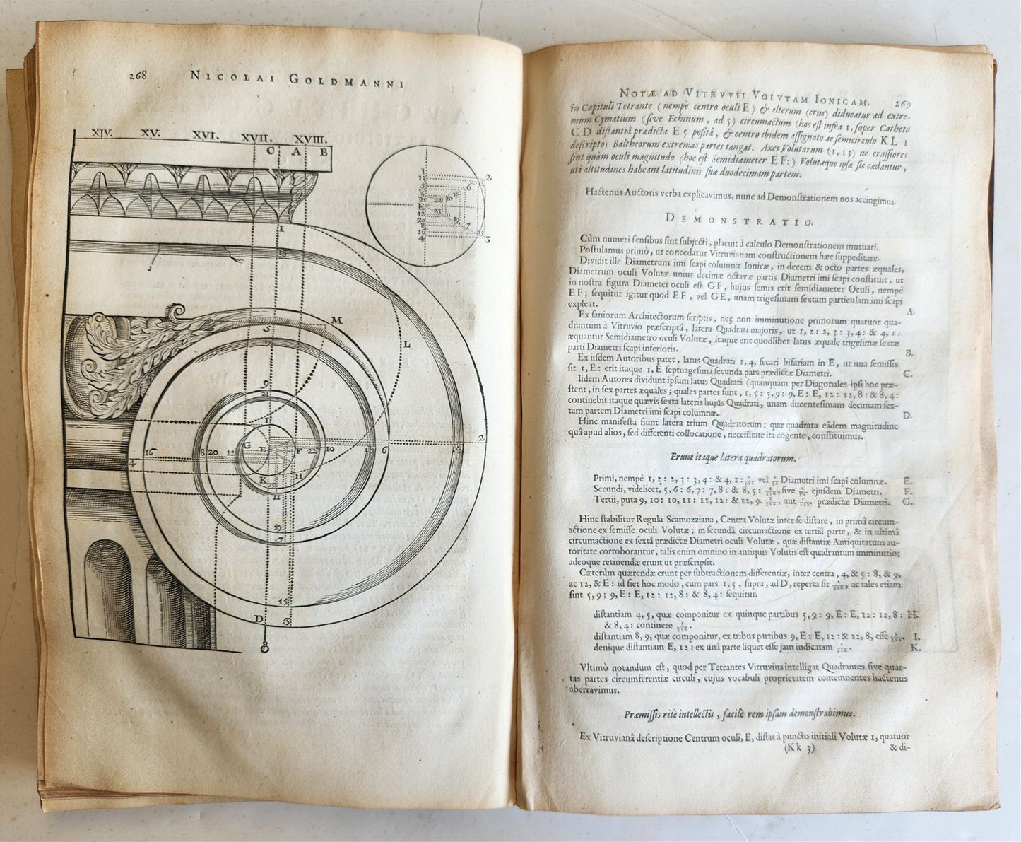 1649 ARCHITECTURE by VITRUVIUS antique ILLUSTRATED ELZEVIR FOLIO De Architectura
