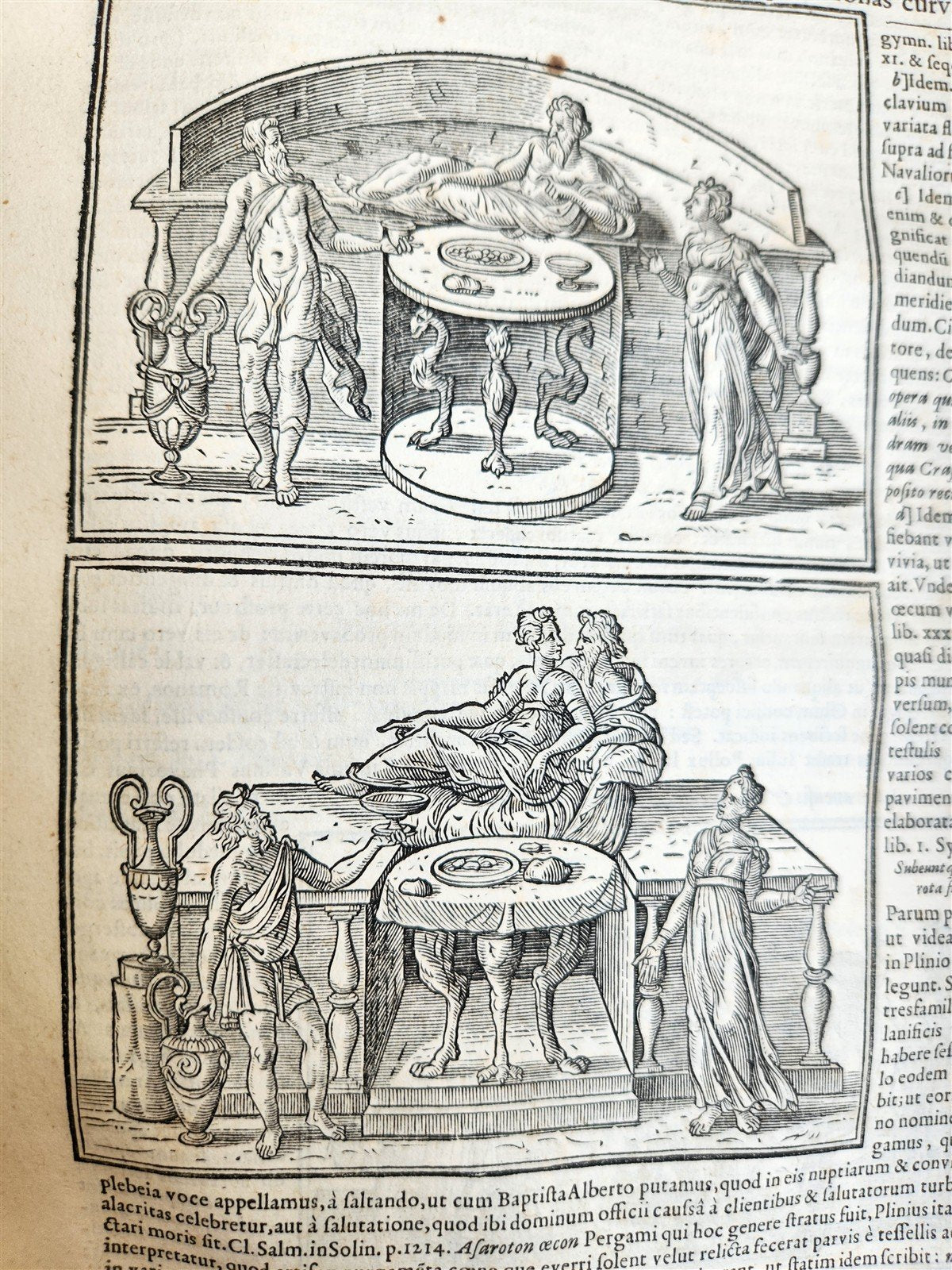 1649 ARCHITECTURE by VITRUVIUS antique ILLUSTRATED ELZEVIR FOLIO De Architectura