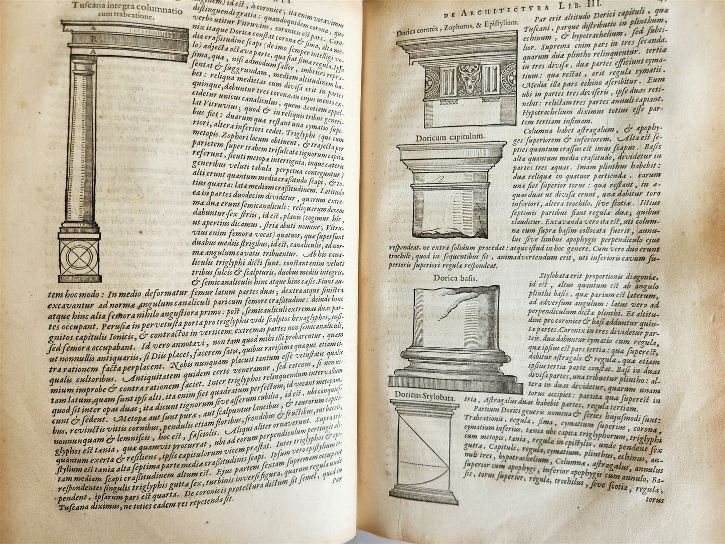 1649 ARCHITECTURE by VITRUVIUS antique ILLUSTRATED ELZEVIR FOLIO De Architectura
