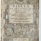 1574 BIBLE in LATIN antique 600 WOODCUTS by Hans Holbein & Bernard Salomon RARE
