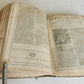 1574 BIBLE in LATIN antique 600 WOODCUTS by Hans Holbein & Bernard Salomon RARE