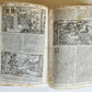 1574 BIBLE in LATIN antique 600 WOODCUTS by Hans Holbein & Bernard Salomon RARE