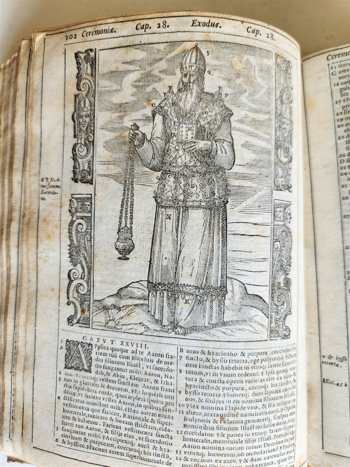 1574 BIBLE in LATIN antique 600 WOODCUTS by Hans Holbein & Bernard Salomon RARE
