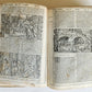 1574 BIBLE in LATIN antique 600 WOODCUTS by Hans Holbein & Bernard Salomon RARE
