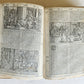 1574 BIBLE in LATIN antique 600 WOODCUTS by Hans Holbein & Bernard Salomon RARE