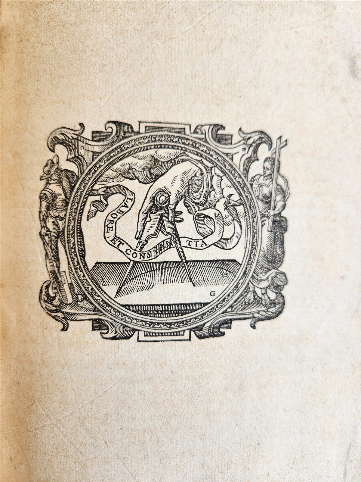 1615 LIPSIUS PHILOSOPHICAL DIALOGUE antique PLANTIN PRESS De constantia VELLUM