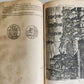1598 DE MILITIA ROMANA CRUCE LIPSIUS antique ILLUSTRATED WARFARE Plantin vellum
