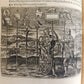1598 DE MILITIA ROMANA CRUCE LIPSIUS antique ILLUSTRATED WARFARE Plantin vellum