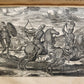 1598 DE MILITIA ROMANA CRUCE LIPSIUS antique ILLUSTRATED WARFARE Plantin vellum