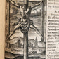 1598 DE MILITIA ROMANA CRUCE LIPSIUS antique ILLUSTRATED WARFARE Plantin vellum