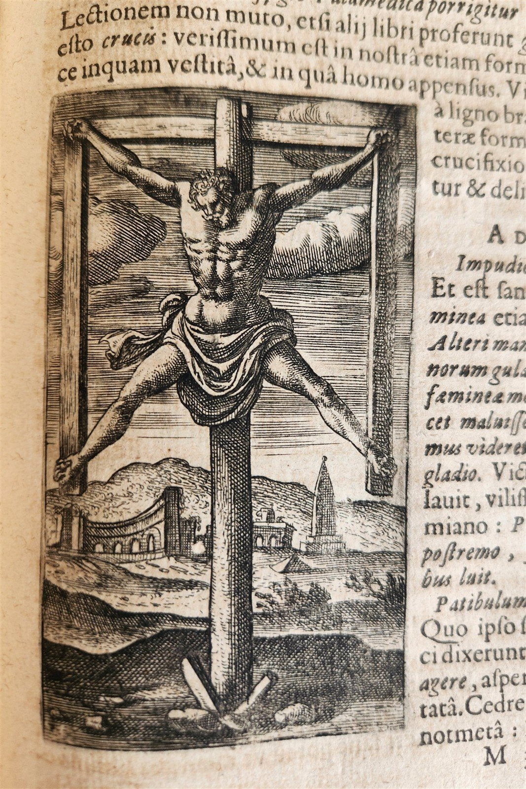 1598 DE MILITIA ROMANA CRUCE LIPSIUS antique ILLUSTRATED WARFARE Plantin vellum