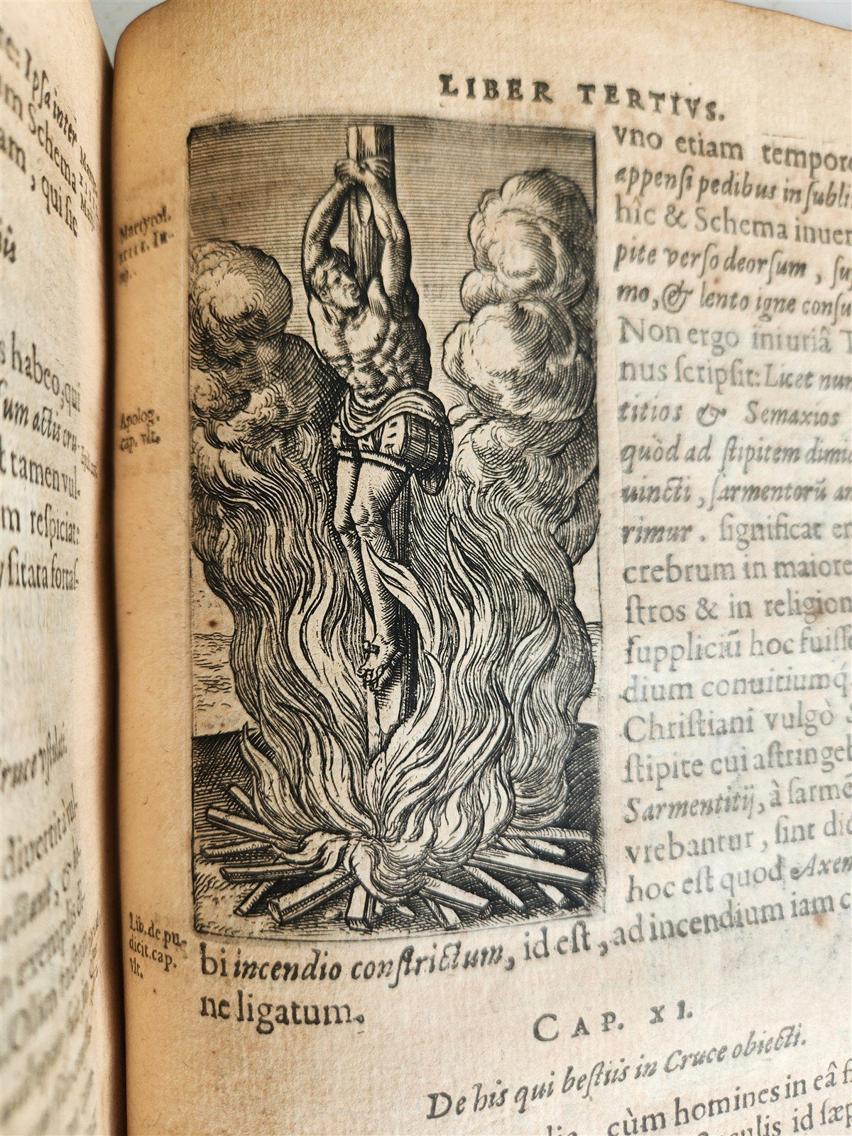 1598 DE MILITIA ROMANA CRUCE LIPSIUS antique ILLUSTRATED WARFARE Plantin vellum
