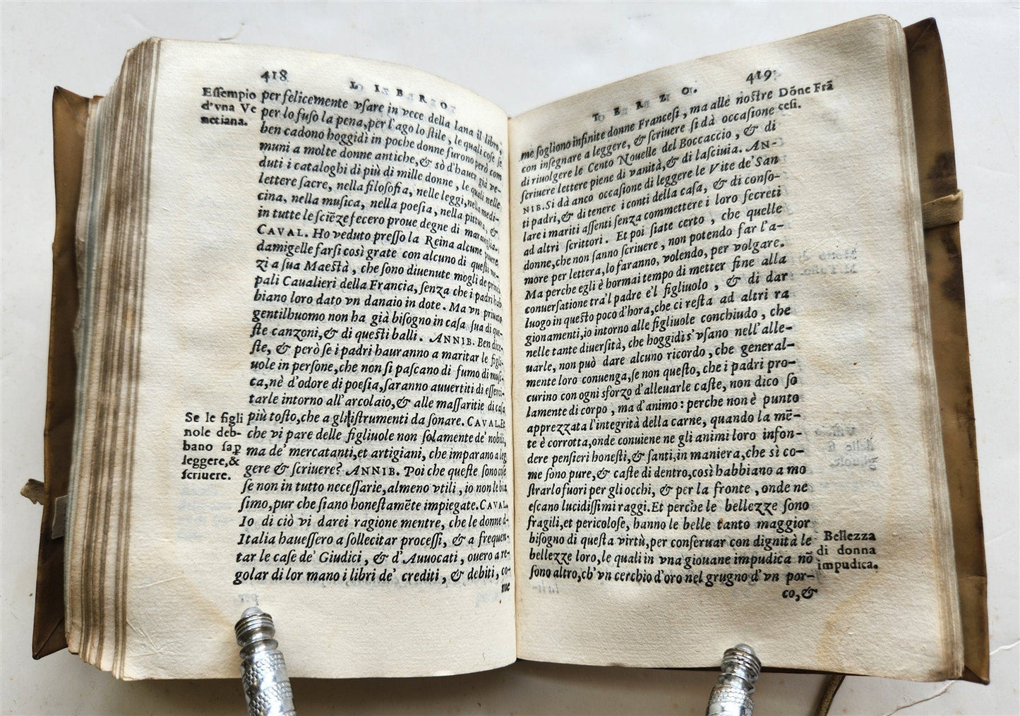 1575 Stefano GUAZZO ANTIQUE women in society proper language humor fashion love