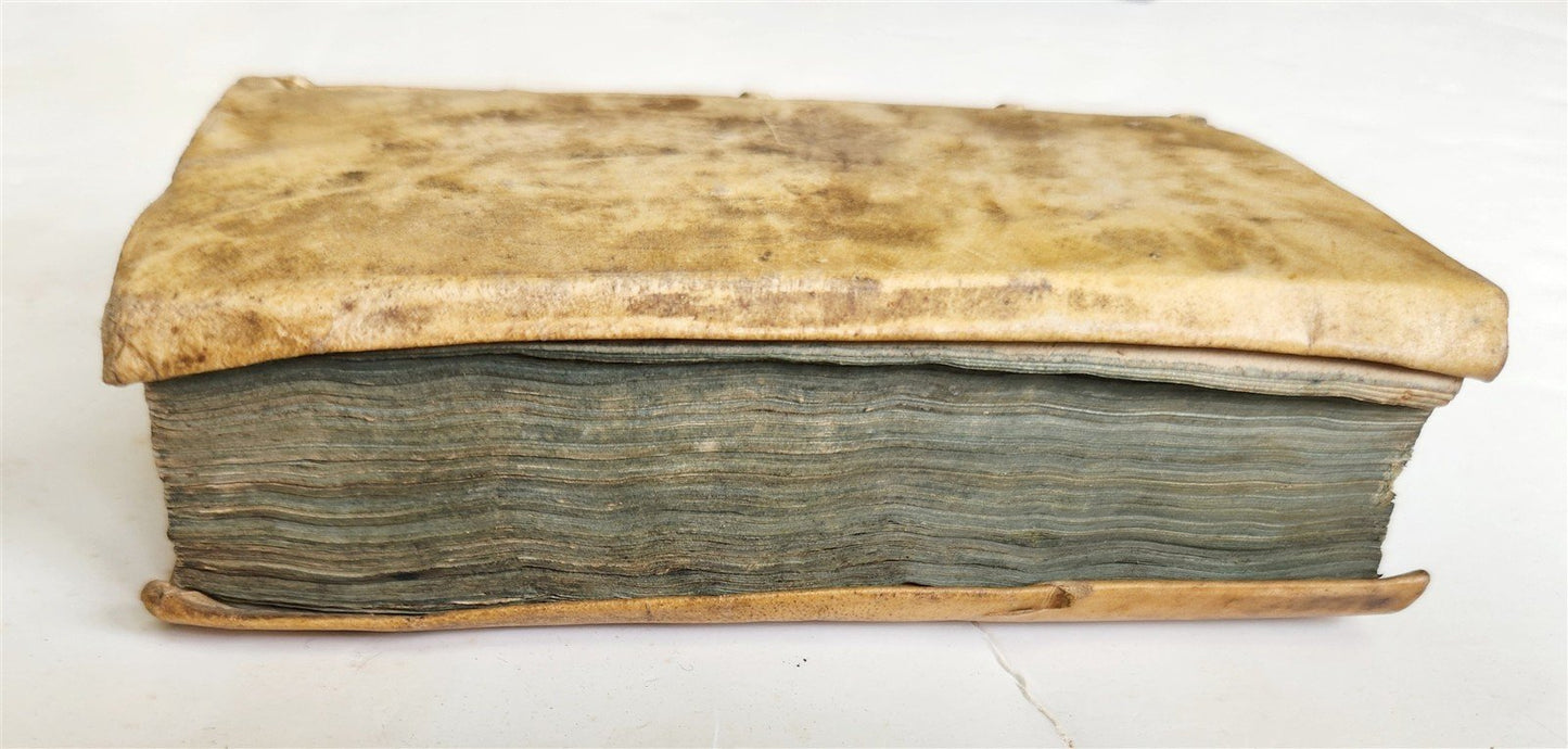 1585 Theatro Morale de moderni ingegni ANTIQUE in ITALIAN vellum binding