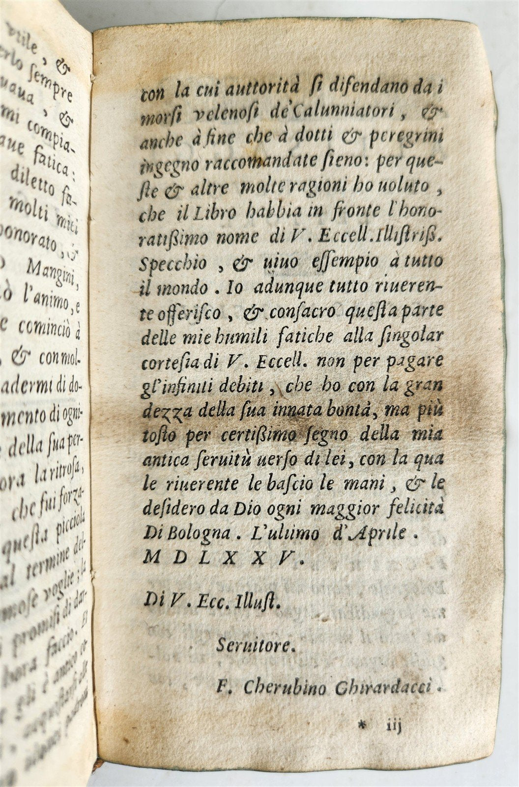 1585 Theatro Morale de moderni ingegni ANTIQUE in ITALIAN vellum binding