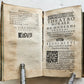 1585 Theatro Morale de moderni ingegni ANTIQUE in ITALIAN vellum binding