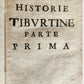 1646 HISTORY of TIVOLI by Francesco Martio TIBURTINO antique in ITALIAN vellum