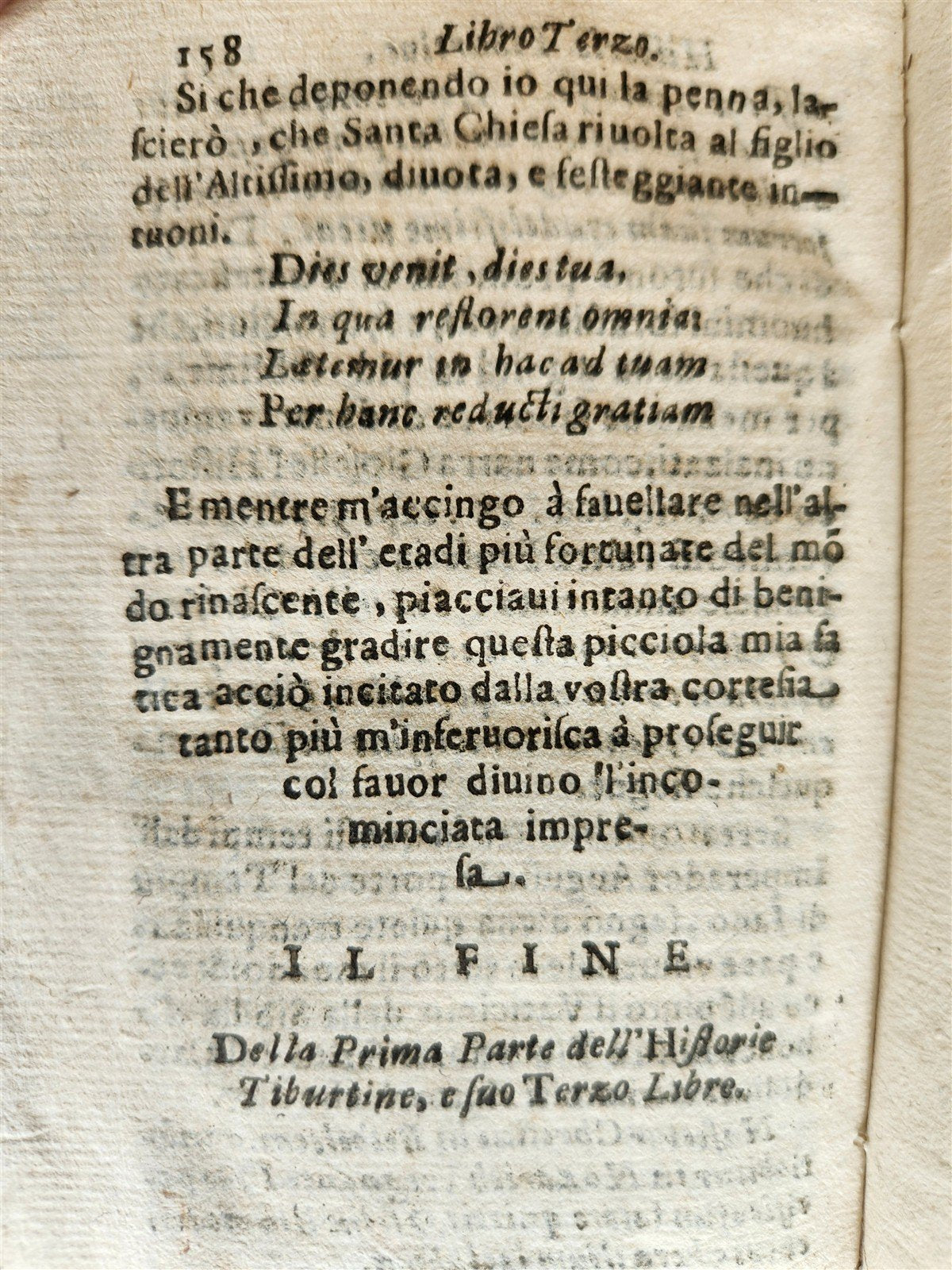 1646 HISTORY of TIVOLI by Francesco Martio TIBURTINO antique in ITALIAN vellum