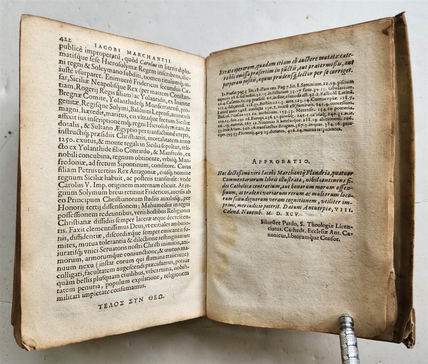 1596 HISTORY of FLANDRIA by Jacobus MARCHANTIUS antique VELLUM Plantin Publisher
