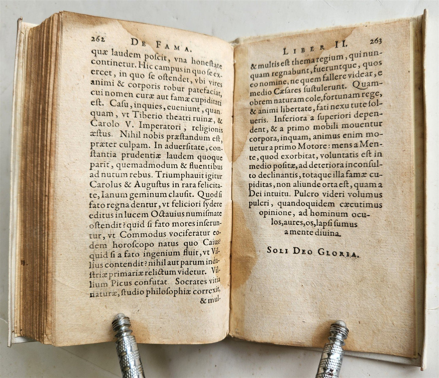 1595 DE FAMA by Jacobus TYPOTIUS antique HISTORY 16th CENTURY