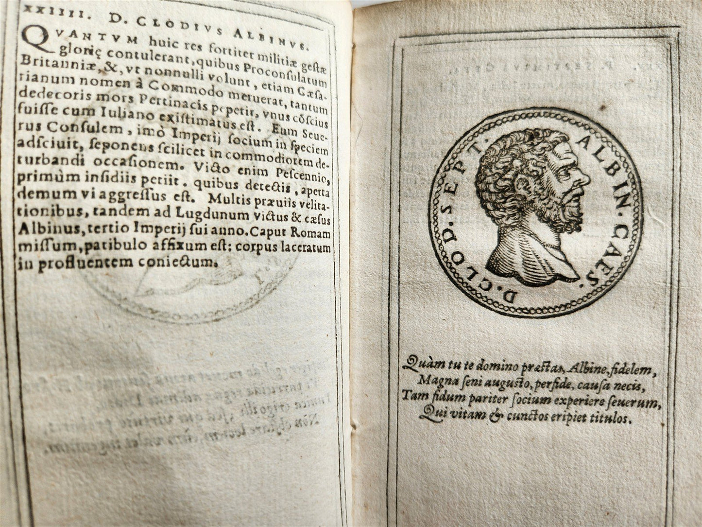 1599 IMAGES OF ROMAN EMPERORS antique ILLUSTRATED Plantin Press