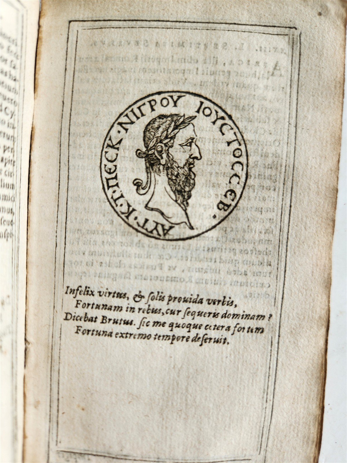 1599 IMAGES OF ROMAN EMPERORS antique ILLUSTRATED Plantin Press