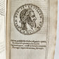 1599 IMAGES OF ROMAN EMPERORS antique ILLUSTRATED Plantin Press