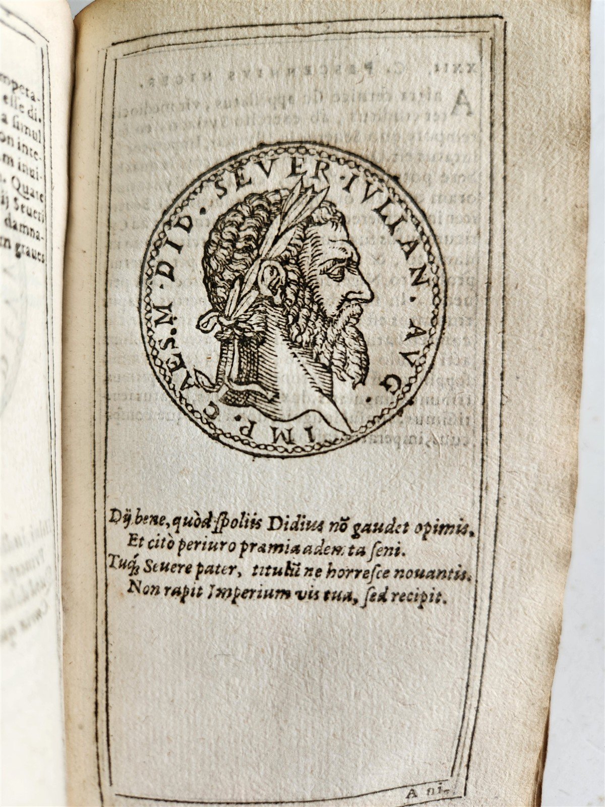 1599 IMAGES OF ROMAN EMPERORS antique ILLUSTRATED Plantin Press