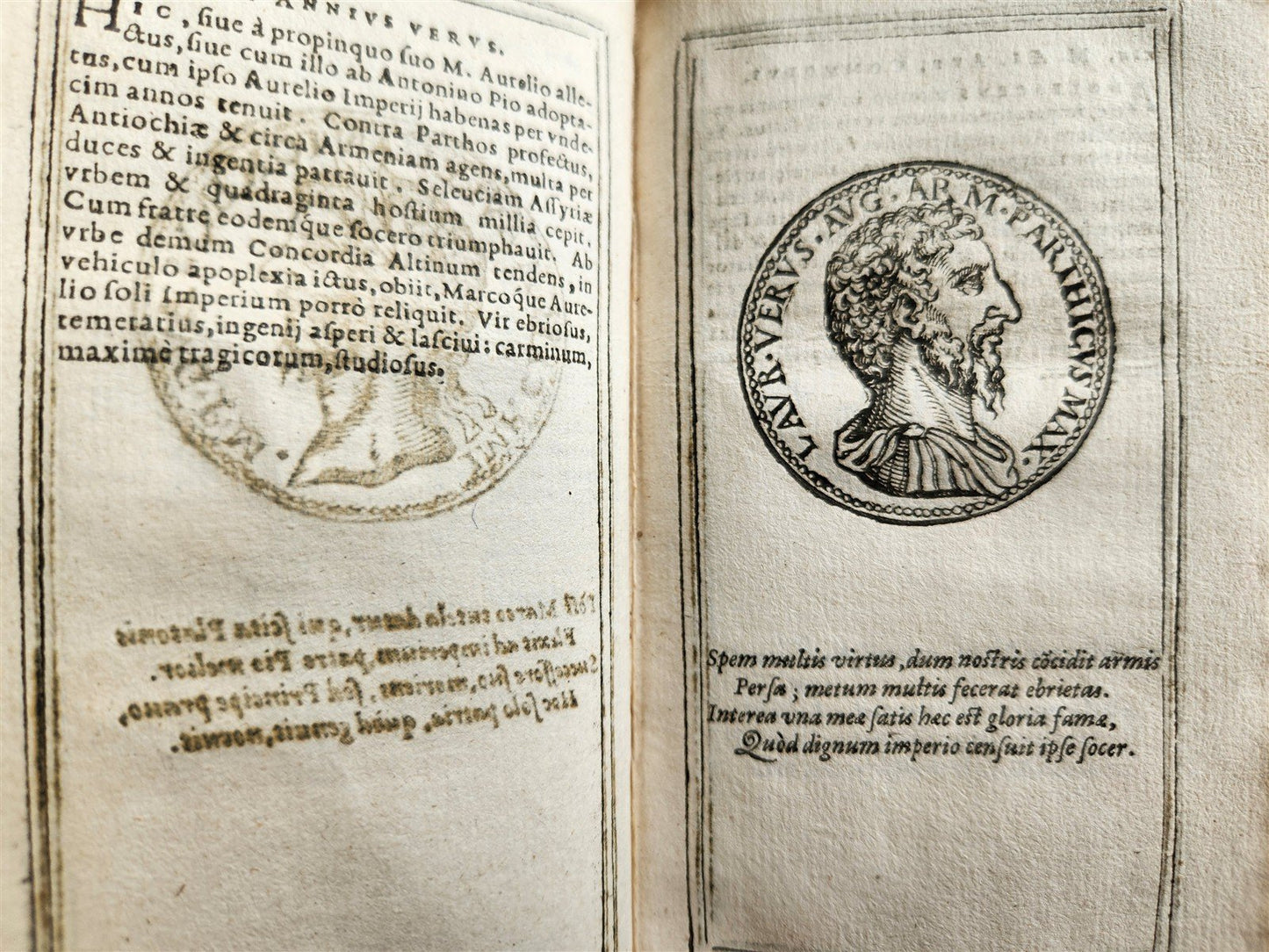 1599 IMAGES OF ROMAN EMPERORS antique ILLUSTRATED Plantin Press