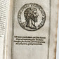 1599 IMAGES OF ROMAN EMPERORS antique ILLUSTRATED Plantin Press