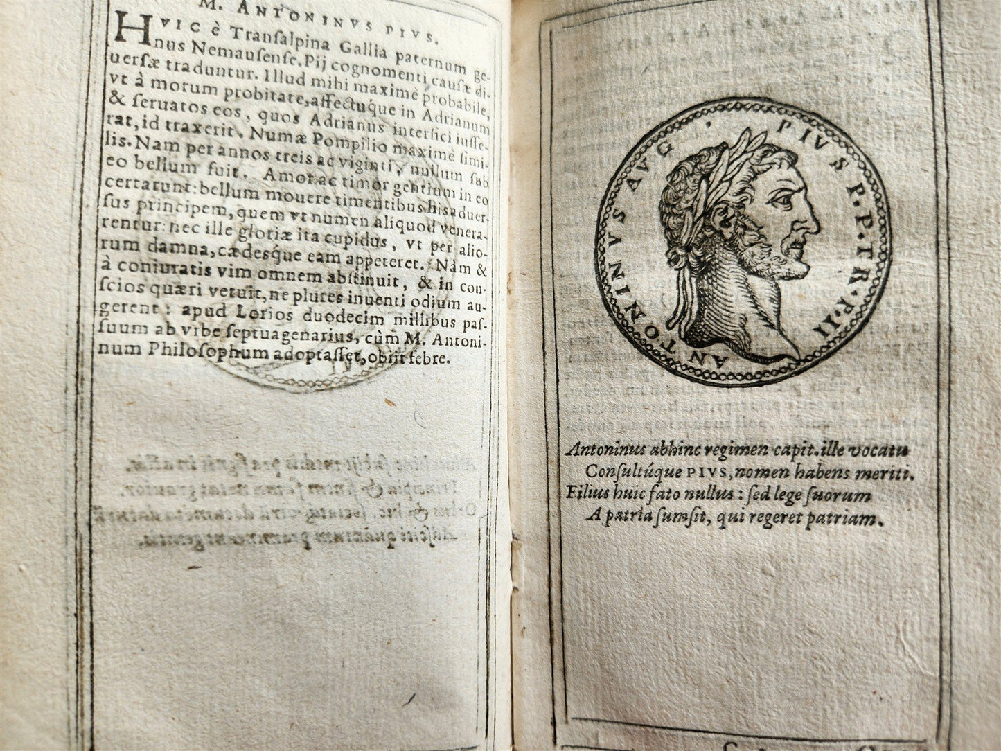 1599 IMAGES OF ROMAN EMPERORS antique ILLUSTRATED Plantin Press