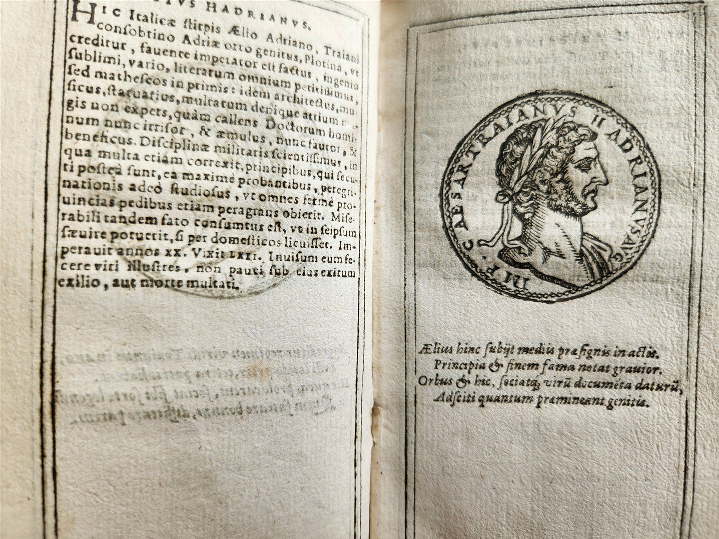 1599 IMAGES OF ROMAN EMPERORS antique ILLUSTRATED Plantin Press