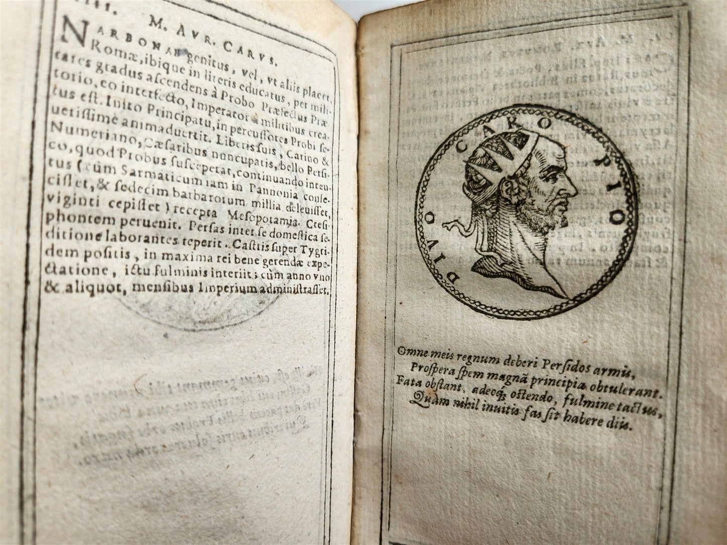 1599 IMAGES OF ROMAN EMPERORS antique ILLUSTRATED Plantin Press