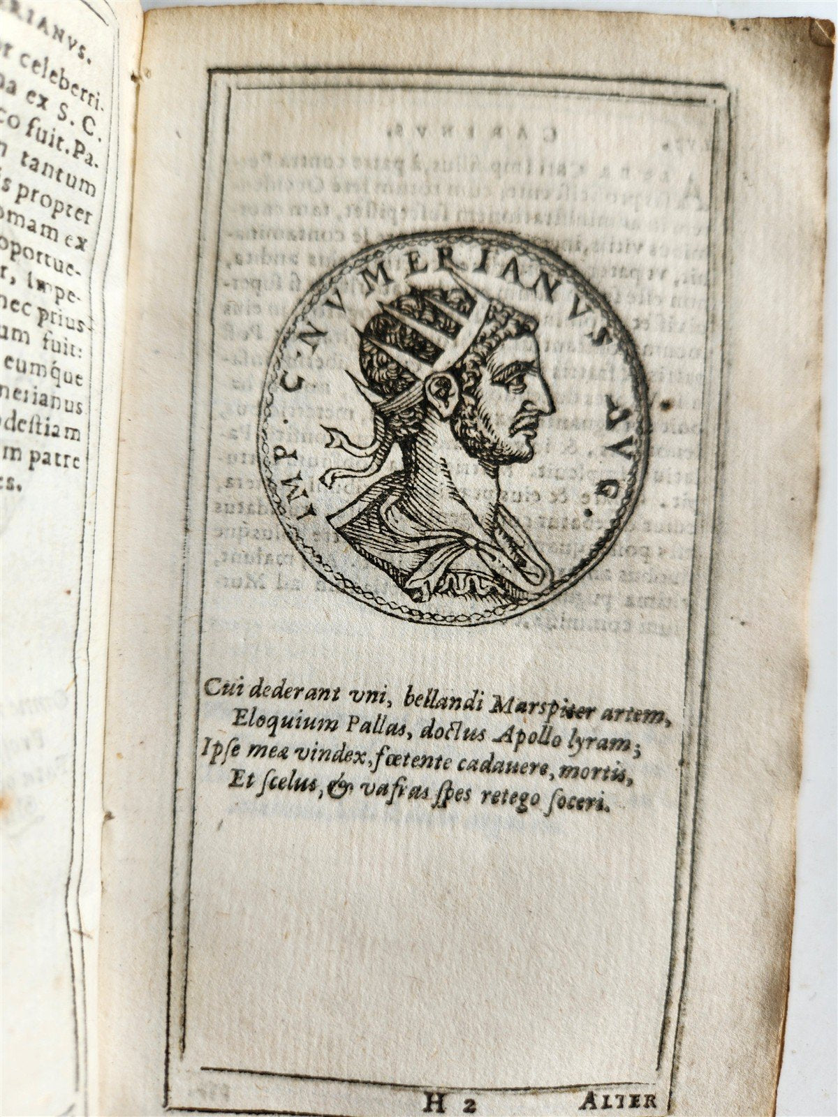 1599 IMAGES OF ROMAN EMPERORS antique ILLUSTRATED Plantin Press