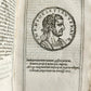 1599 IMAGES OF ROMAN EMPERORS antique ILLUSTRATED Plantin Press