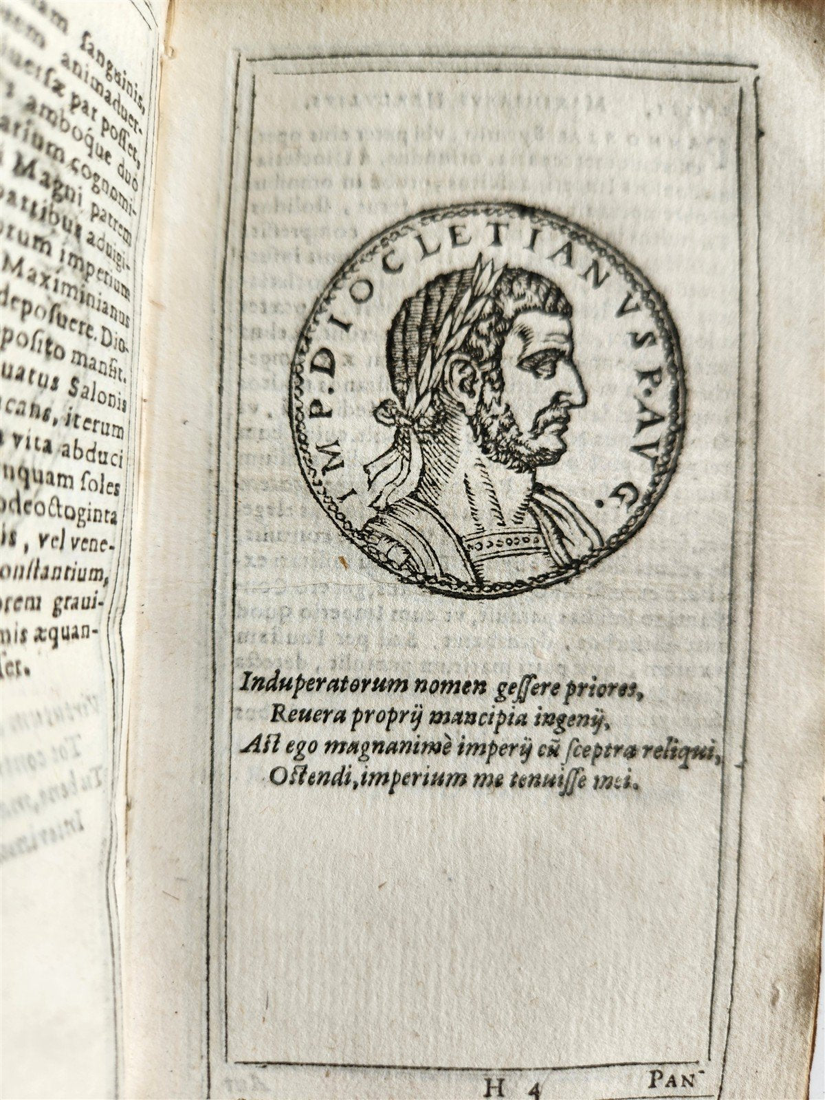 1599 IMAGES OF ROMAN EMPERORS antique ILLUSTRATED Plantin Press