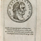 1599 IMAGES OF ROMAN EMPERORS antique ILLUSTRATED Plantin Press