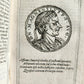 1599 IMAGES OF ROMAN EMPERORS antique ILLUSTRATED Plantin Press