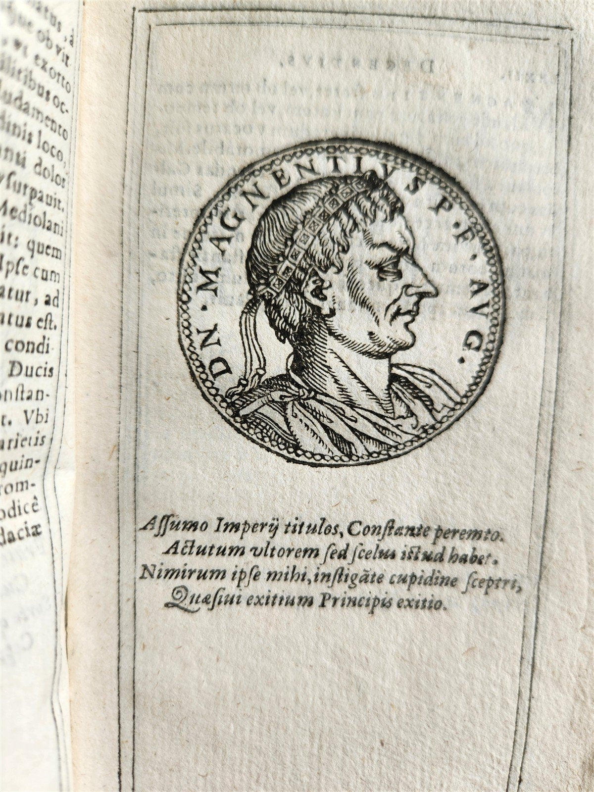 1599 IMAGES OF ROMAN EMPERORS antique ILLUSTRATED Plantin Press