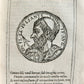 1599 IMAGES OF ROMAN EMPERORS antique ILLUSTRATED Plantin Press