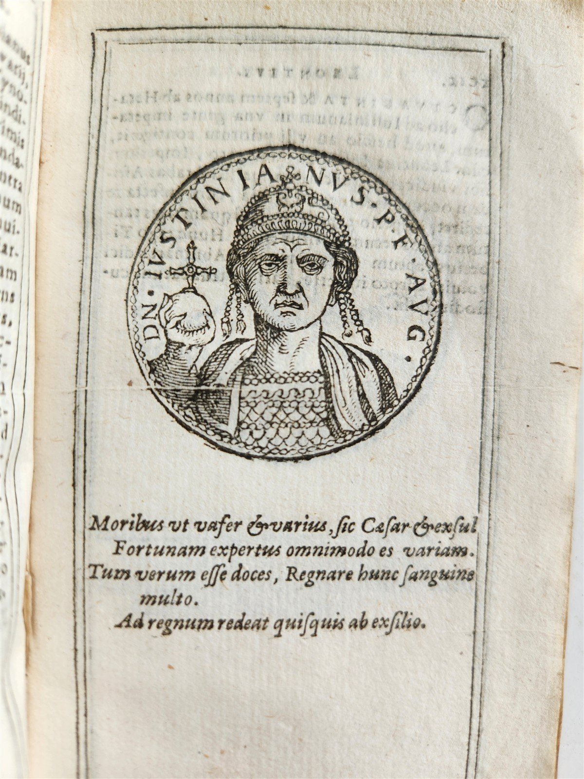 1599 IMAGES OF ROMAN EMPERORS antique ILLUSTRATED Plantin Press