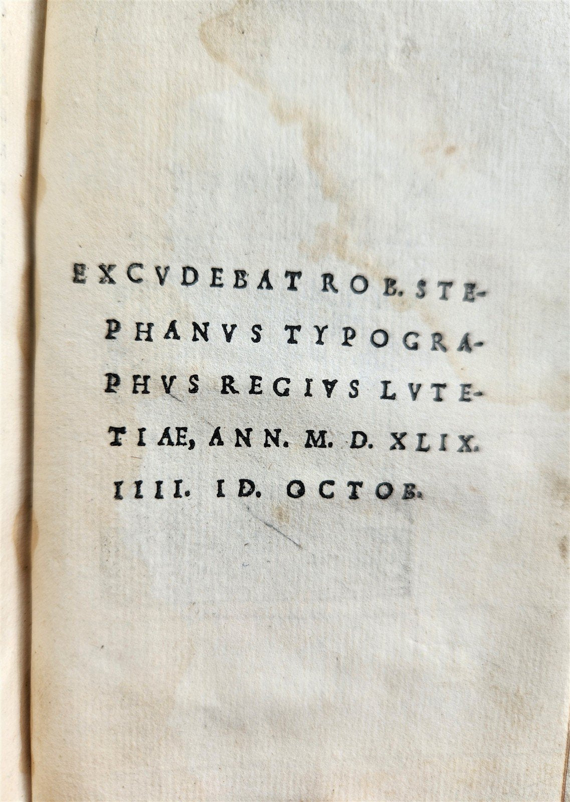 1549 BIBLE in GREEK by ESTIENNE PUBLISHERS antique 2 VOLUMES NEW TESTAMENT