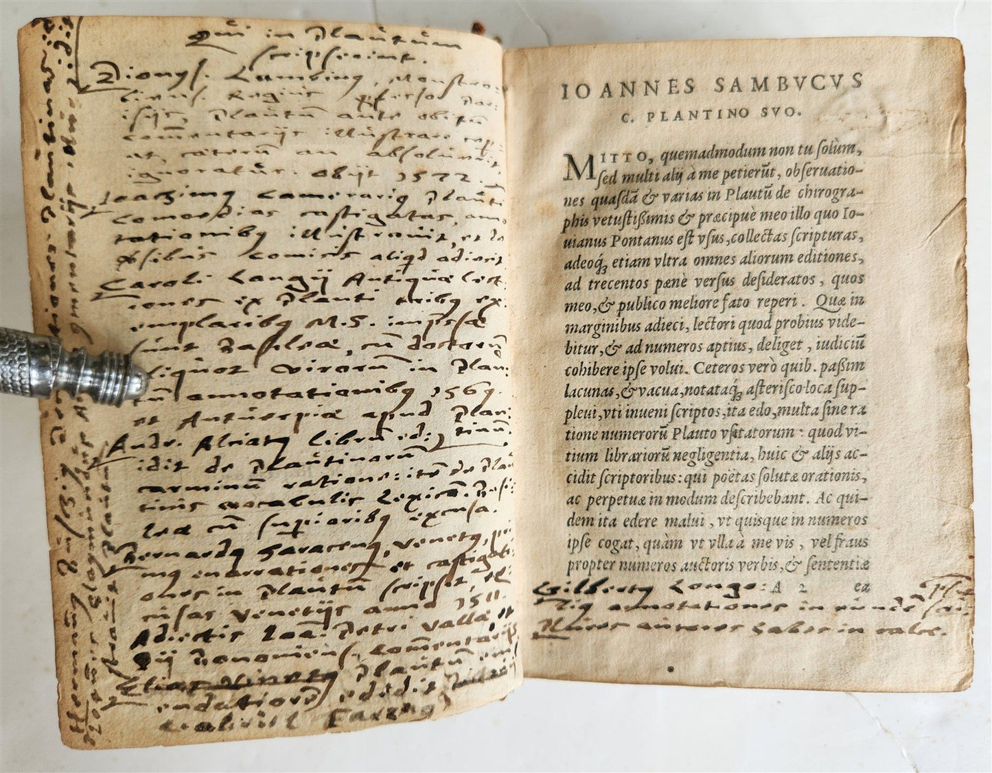 1566 1st Plantin pocket edition of Plautus COMEDIES antique 16th CENTURY BINDING