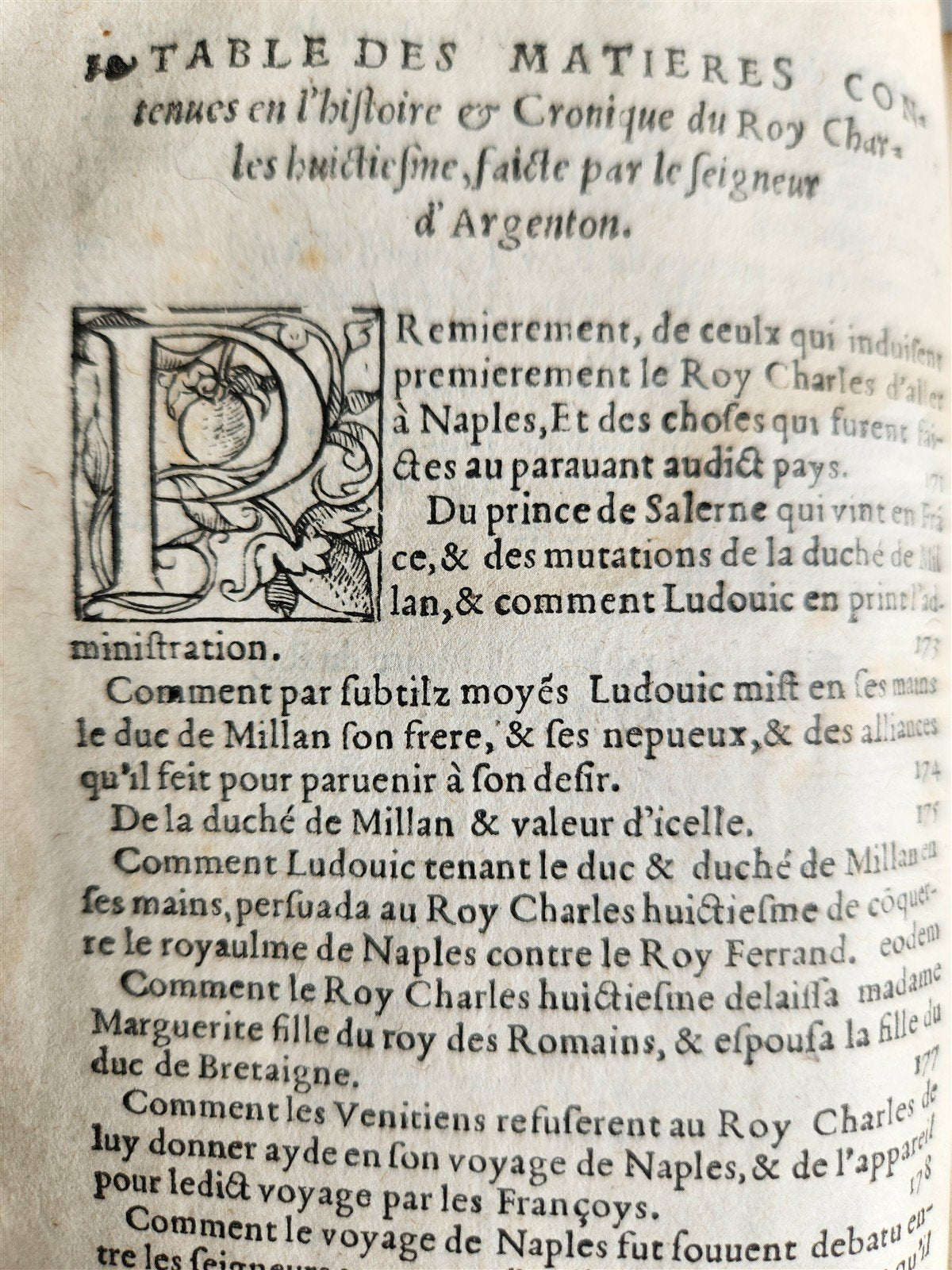 1549 HISTORY of FRANCE by Philippe de Commynes antique reign of King Louis XI