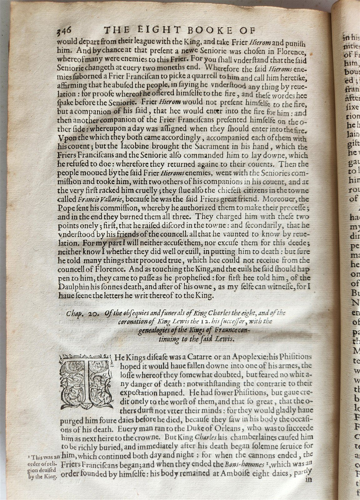 1614 Historie of Philip de Commines Knight, Lord of Argenton antique in ENGLISH