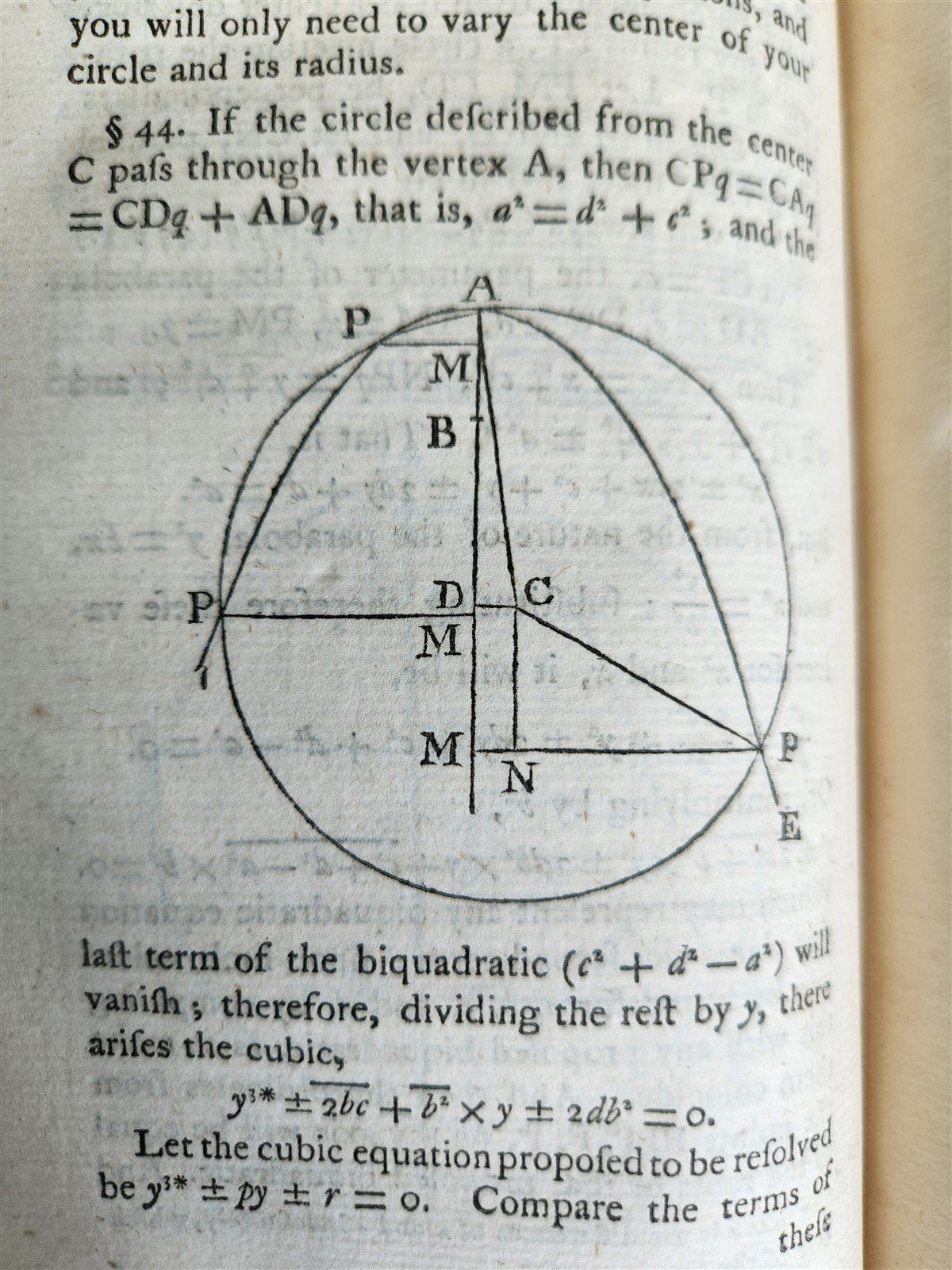 1771 Treatise of Algebra ILLUSTRATED antique in ENGLISH